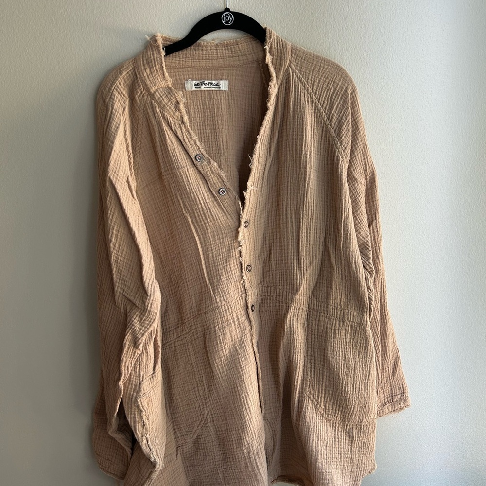 We The Free Textured Tan Top